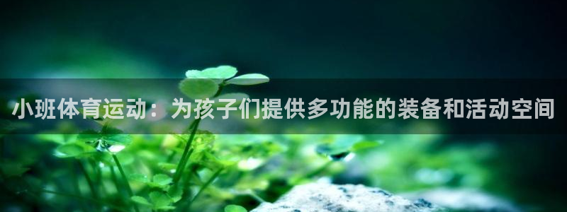 米兰体育官方正版app集团logo：小班体育运动：为孩子们提